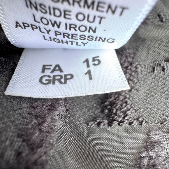 St. John 10 Black Lace Maxi Dress Godet Mermaid Evening Gown Boat Neck - Picture 11 of 12